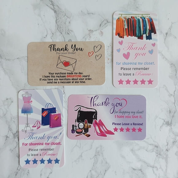 50 Thank You Cards - Picture 7 of 7